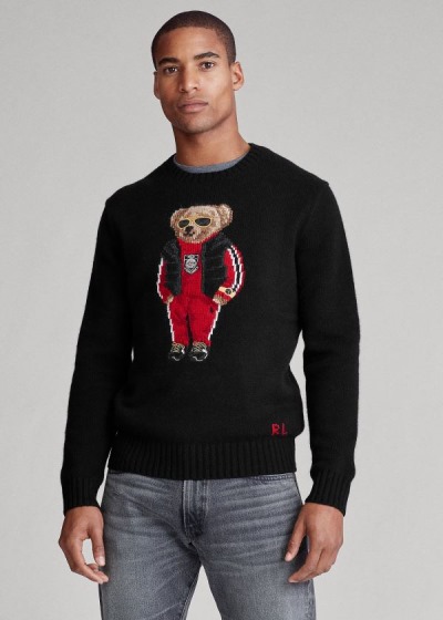 Sueter Polo Ralph Lauren Hombre Negros - Lunar New Year Bear - SMZRL2560